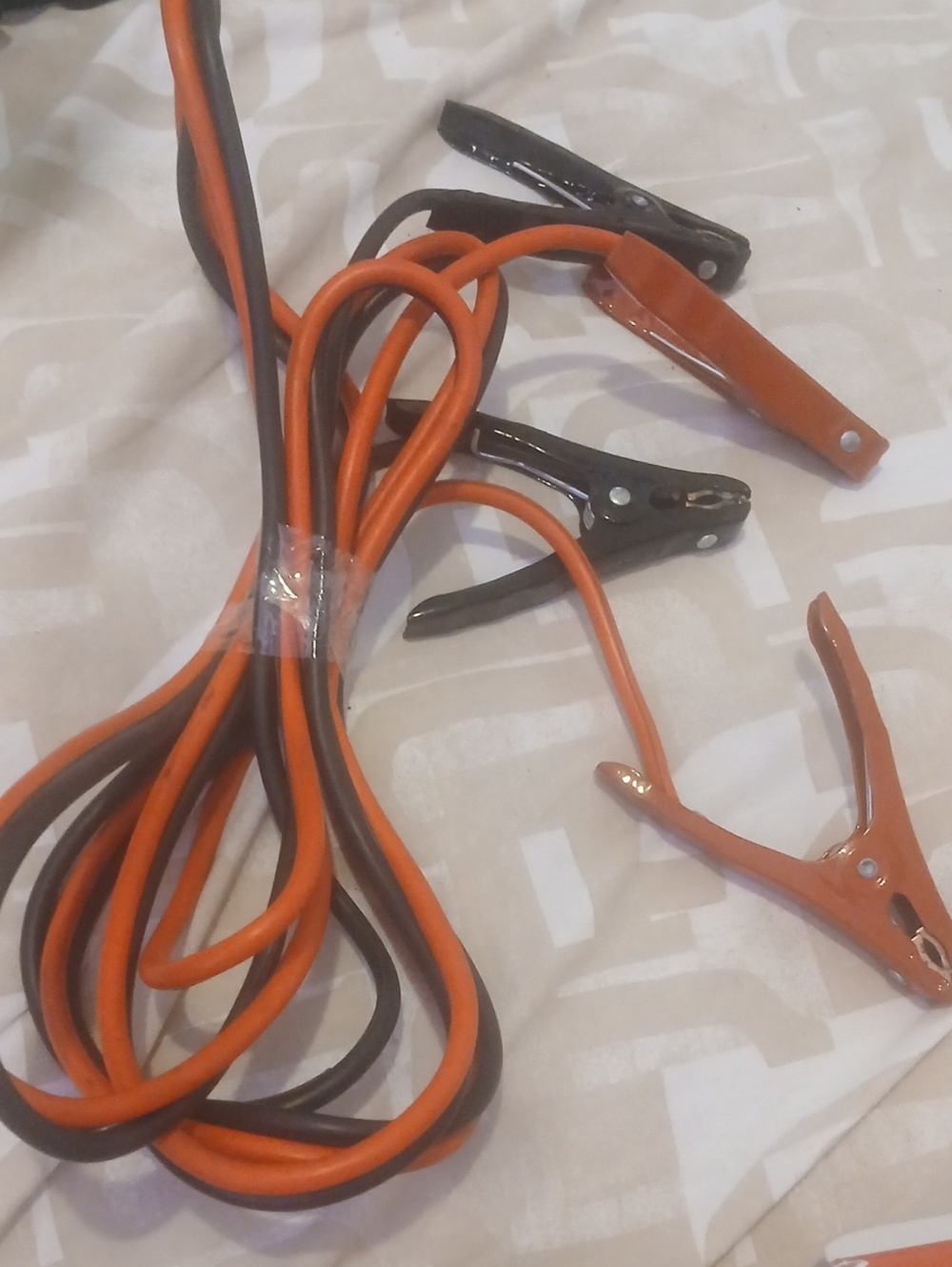 Heavy-Duty Red and Black Jumper Cables